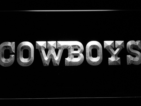 Dallas Cowboys Text LED Neon Sign